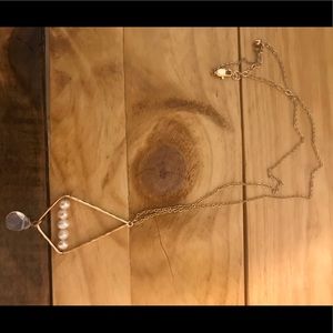 Gold necklace with pendant